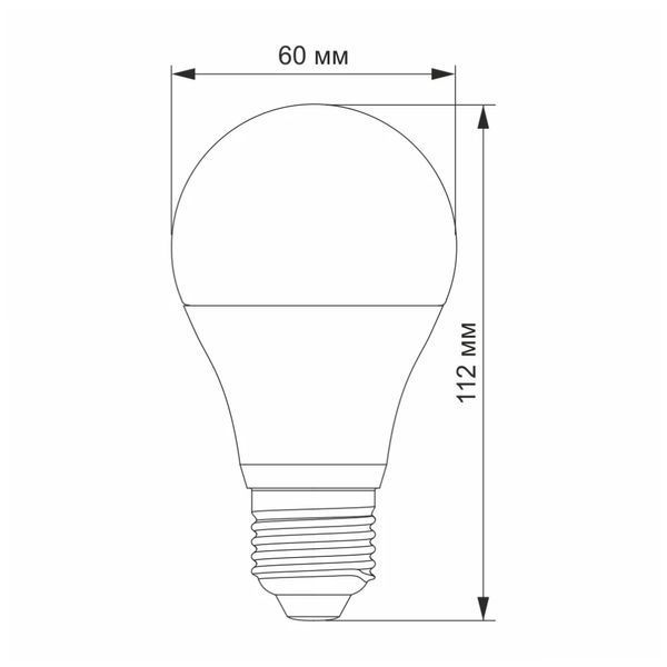 VIDEX A60e 10W E27 4100K 220V LED лампа 99-00017514 фото