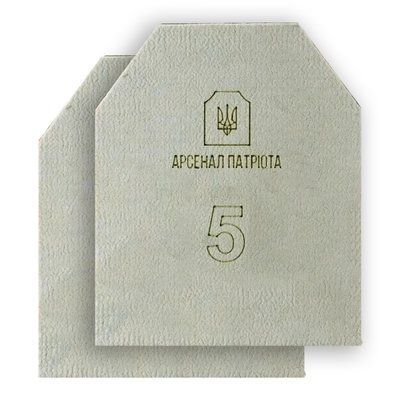 5 клас "Стандарт" 4.3 кг Бронеплита Арсенал Патріота (цена комплекта из 2-х плит) 99-00009550 фото