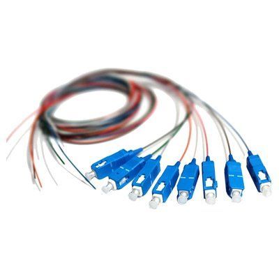 SM SC/UPC 1.5 m Easy strip для 8 вол. (Bl,Or,Gn,Br,Wh,Gr,Rd,Bk) Набір кольорових пігтейлів 99-10035158 фото
