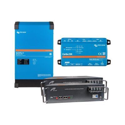 VictronEnergy MultiPlus-II + Ritar R-LFP51.2V100AH Система безперебійного живлення 4кВт 10,2кВт●год 113424 фото