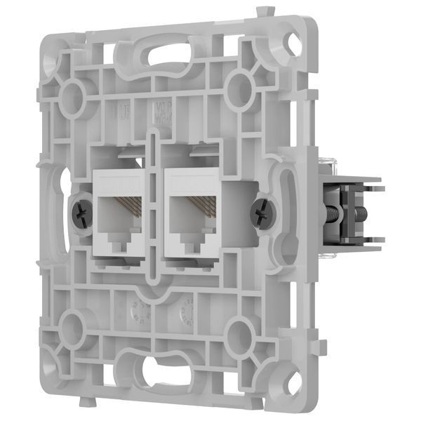Ajax OutletCore (LAN) vertical white Механізм інтернет розетки 99-10027610 фото