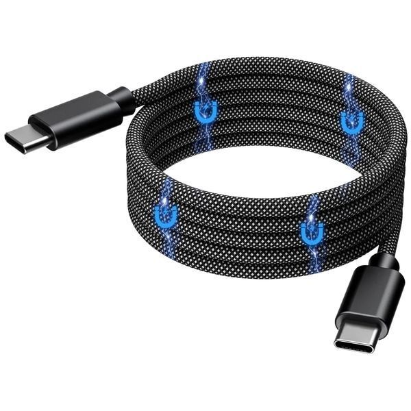 Choetech XCC-1051 Magnetic USB-C to USB-C PD3.1 240Вт 1.8м Кабель 99-10026899 фото