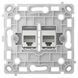 Ajax OutletCore (LAN) vertical white Механізм інтернет розетки 99-10027610 фото 1