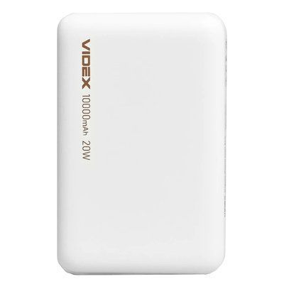 VIDEX VPB-331 PD20W White 10000mAh Повербанк 99-10028294 фото