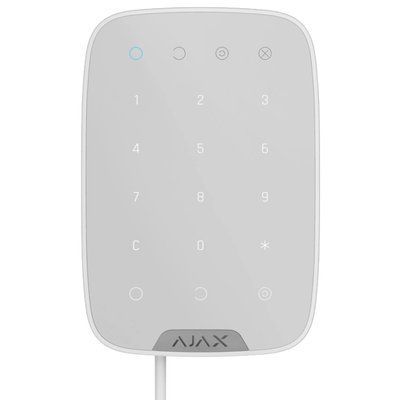 Дротова сенсорна клавіатура Ajax Superior Keypad white Fibra 99-00011032 фото