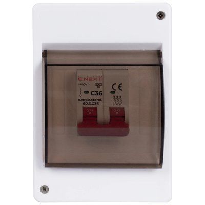 E.NEXT e.plbox.stand.n.04k Корпус пластиковий 4-модульний навісний 99-00017662 фото