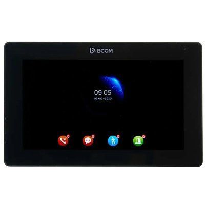 BCOM BD-770FHD Black Відеодомофон 112758 фото