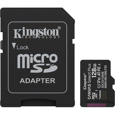 Kingston microSD 128GB C10 UHS-I A1 V10 R150MB/s + SD Карта пам'яті 99-10028159 фото