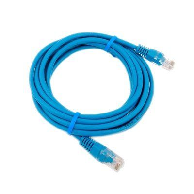 Патч-корд RITAR литий, CCA, UTP, RJ45, Cat.5e, 0,5m, синій Q2000 (PCR-CCA/0.5Be) 99-00005868 фото