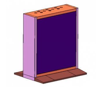 CABINET-49 "BASE-HK791 H=800 49&rdquo; LCD Display Unit Modular Pedestal Bracket 10000000450 фото