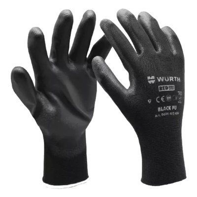 Wurth Black PU р.9 Перчатки монтажные 99-10024858 фото