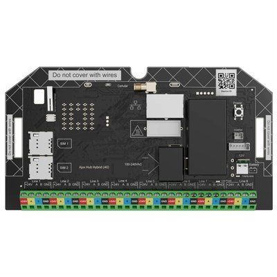Охоронна централь Ajax Superior Hub Hybrid (4G) (without casing) Fibra 99-10025188 фото