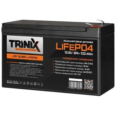 TRINIX LFP 12V8Ah LiFePo4 Аккумуляторна батарея 99-10035310 фото