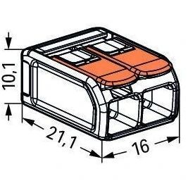 Wago COMPACT 221-612 0,5-6 mm&sup2; Клема 99-00024674 фото