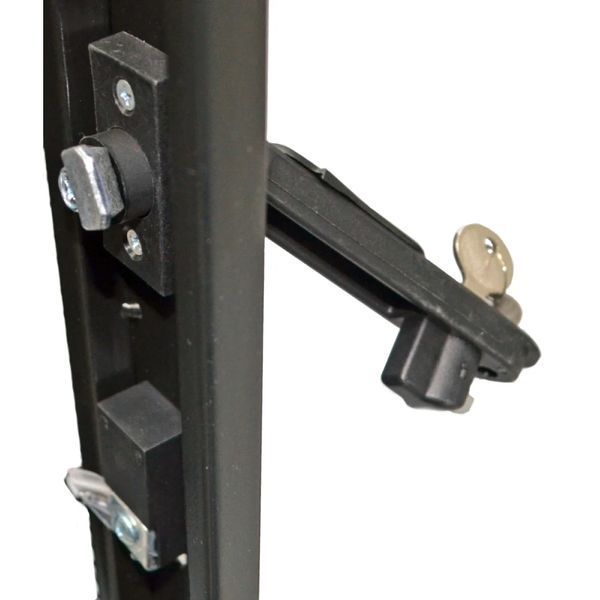 UA-MGSE4268MPB Шафа 19" 42U, 610х865 мм (Ш*Г), посилена, перфоровані двері (66%), чорна 105666 фото