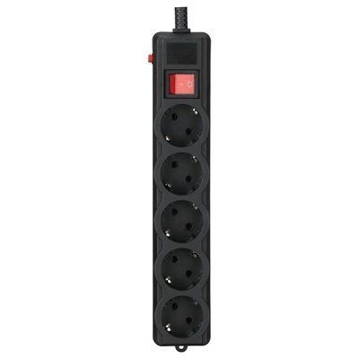 Gembird SPG5-G-6B-PRO Сетевой фильтр 1.8 м кабель 5 розеток 99-00020996 фото