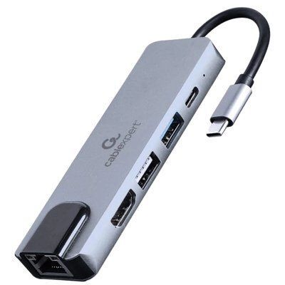 Cablexpert A-CM-COMBO5-04 USB-C 5-в-1 Док станция 99-10027544 фото