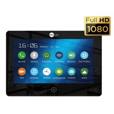 ALPHA HD Black Відеодомофон NeoLight 99-00006116 фото