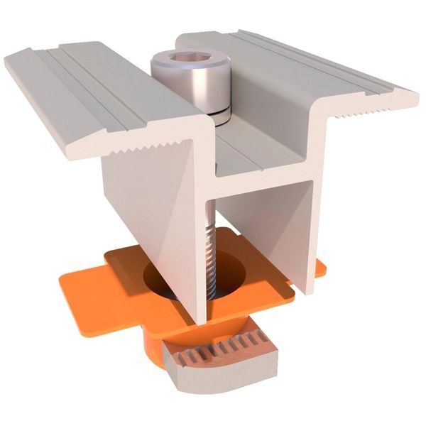 Kripter Domino V3-4 L6200 Кріплення наземної оцинкованої стійки у зборі 99-00013723 фото