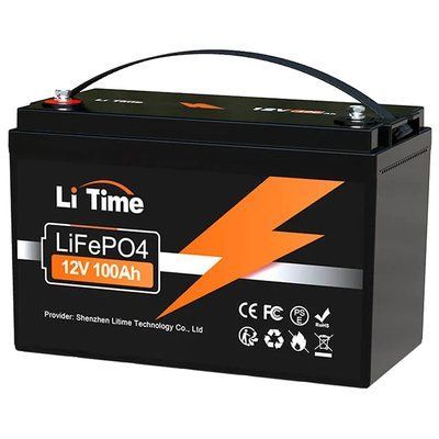 LiTime LiFePO4 12V 100Ah bluetooth Аккумуляторная батарея 99-10034347 фото