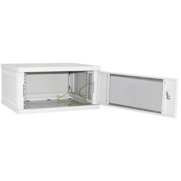 IPCOM СН-4U-060х035-ДС-7035 (RAL7035) Шафа телекомунікаційна скло 116894 фото
