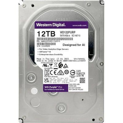Western Digital WD122PURP 12Тб Жорсткий диск внутрішній 99-10025196 фото