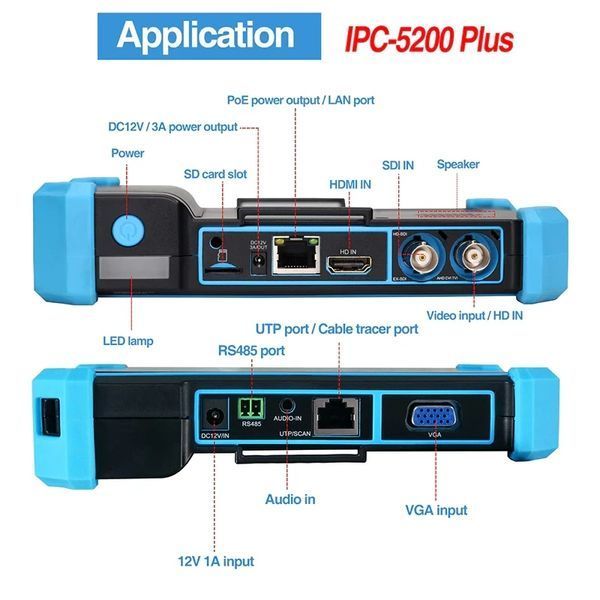 NOYAFA NF-IPC715 IP, аналог, HD-Coax, HDMI, VGA Тестер камер відеоспостереження 99-10035468 фото