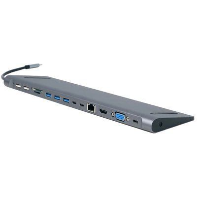 Cablexpert A-CM-COMBO9-01 USB-C 9-в-1 Док станция 99-10027553 фото