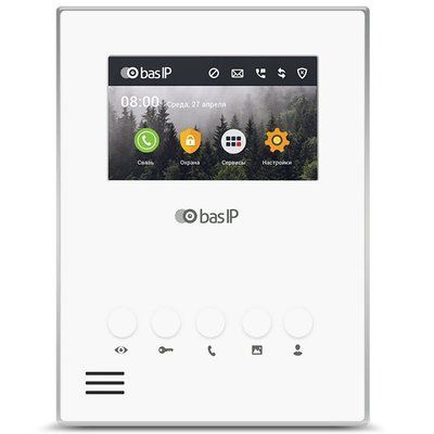 BAS-IP АU-04LA White Відеодомофон 99-00008828 фото