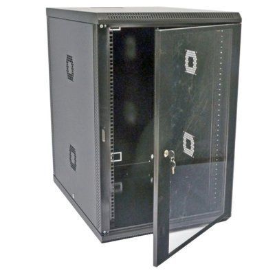 19", 18U Шафа 600х800х907мм, акрилове скло, чорна 99-00010346 фото