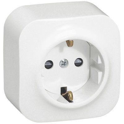 Legrand Forix 2К+З Розетка без шторок белая 99-00022460 фото