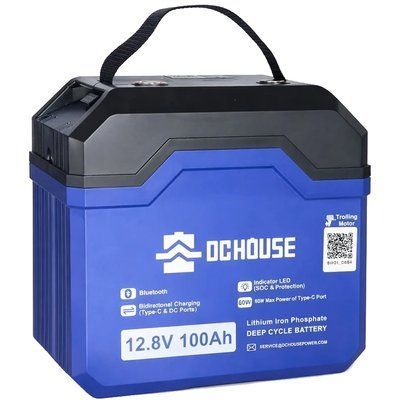 DСHOUSE 12.8V 100Ah (ECO-LFP1210004) Bluetooth Аккумуляторная батарея 99-10035201 фото