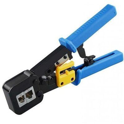 Merlion EZ-RJ45 (14239) Инструмент с храповиком для обжимки RJ-45 (8P8C) и RJ-12/11 (6P6C), 4P/6P/8P 99-00007343 фото
