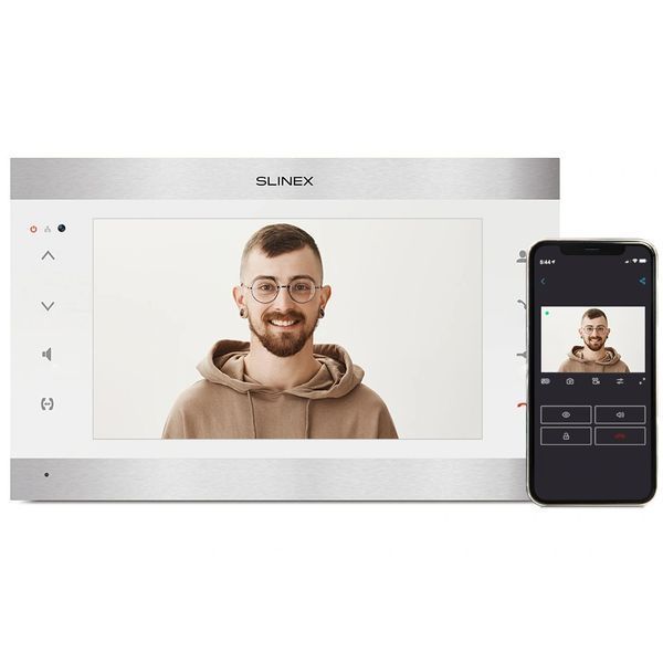 SL-10IPTHD (silver+white) Відеодомофон 10 "Slinex 99-00006913 фото