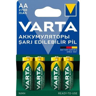 VARTA ACCU AA 2700mAh BLI 4 NI-MH Аккумулятор 99-00019591 фото