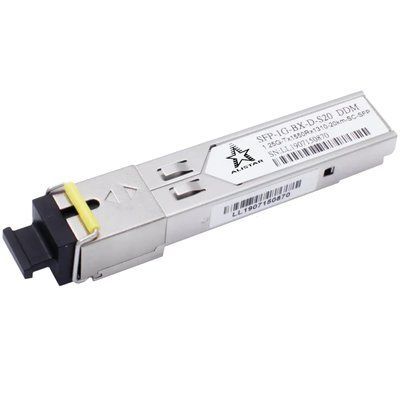 ALISTAR SFP-1G-BX-D-S20 SFP 1G 1SM WDM SC 20KM TX1550/RX1310nm DDM Модуль 99-00020846 фото
