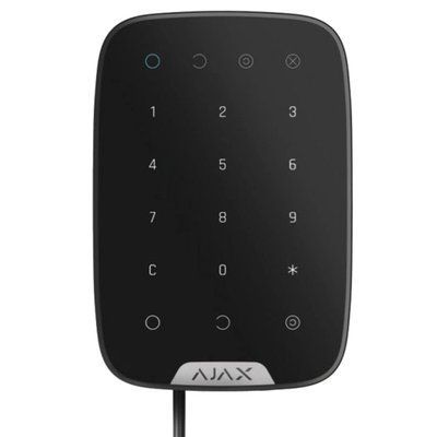 Проводная сенсорная клавиатура Ajax Superior Keypad black Fibra 99-00011040 фото