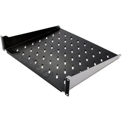 19" 2U 450мм Полиця консольна чорна 10000001676 фото