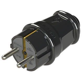 NA-UEA 1010 евро с з/к 16А черная Вилка 99-10024884 фото
