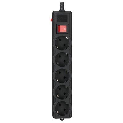 Gembird SPG5-G-15B-PRO 4.5 м кабель 5 розеток Сетевой фильтр 99-00023691 фото