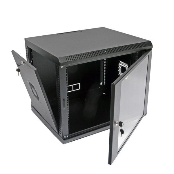 9U Шкаф 19" , 600х500х507 мм (Ш*Г*В), акриловое стекло, черный 99-00006975 фото