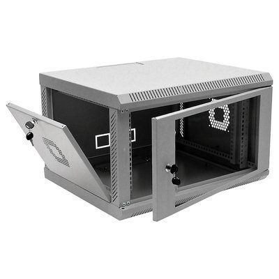 19" 6U, 600х500х373 мм акриловое стекло серая Шафа 99-10033087 фото