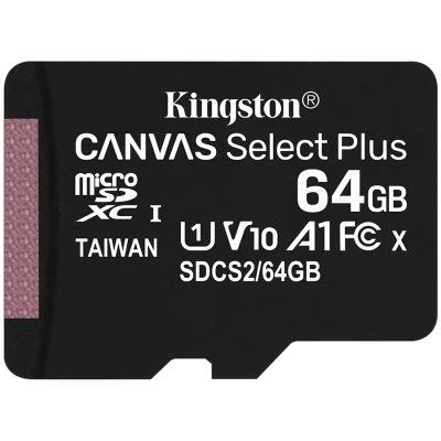 Kingston microSDXC 64GB (SDCS2/64GBSP) Карта пам'яті 118056 фото