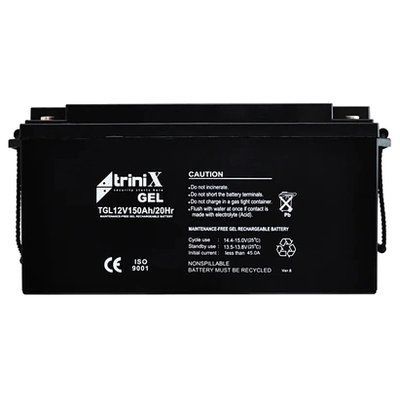 Trinix TGL12V150Ah/20Hr Акумулятор гелевий 12В 150А&bull;год 99-00011438 фото